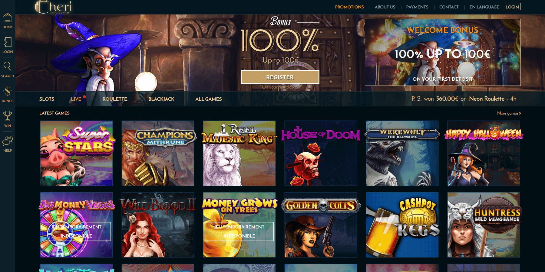 Cheri casino France